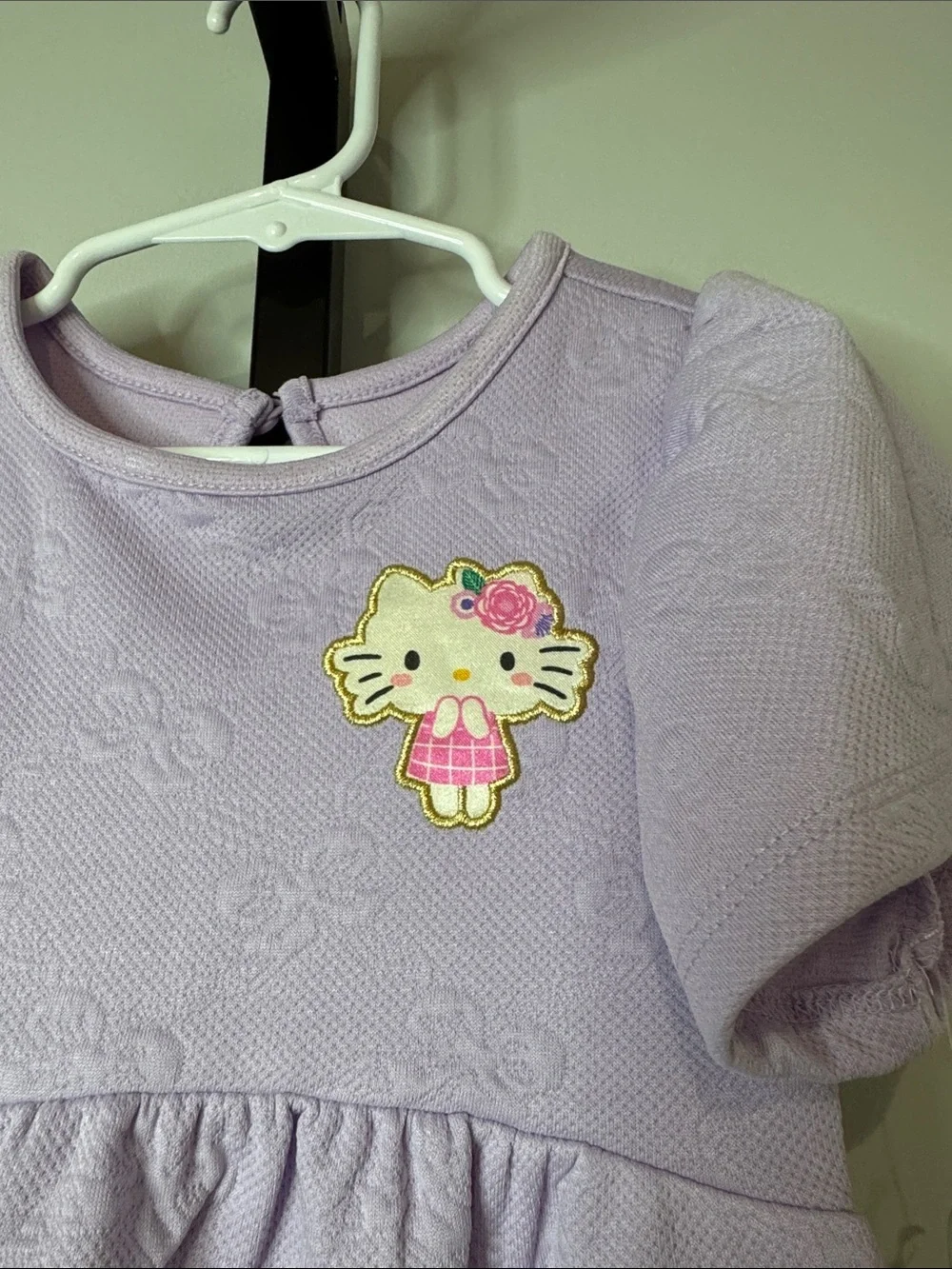 Hello Kitty Lilac and Barbie Pink Short Sleeve Dress Set 2T New NWT